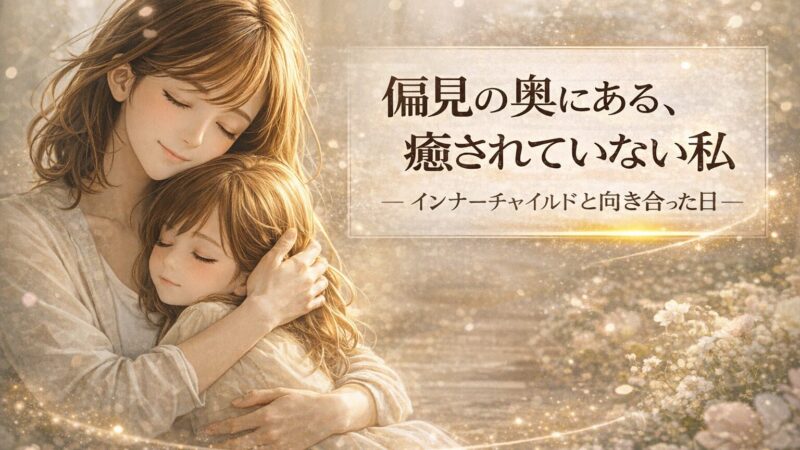 偏見の奥にある、癒されていない私―インナーチャイルドと向き合った日