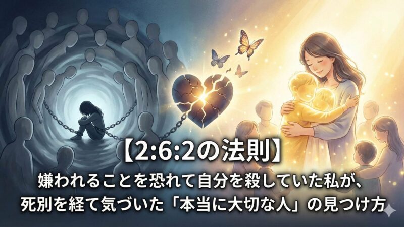 【完全解説】2:6:2の法則で人生が変わる｜死別カウンセラーが教える「嫌われる勇気」より大切なこと 